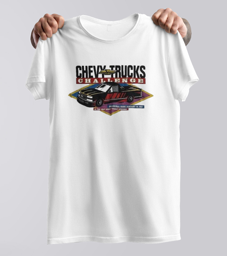 Chevy Trucks Challenge Inaugural Race January 19, 1997 At The Walt Disney World Speedway T-Shirt