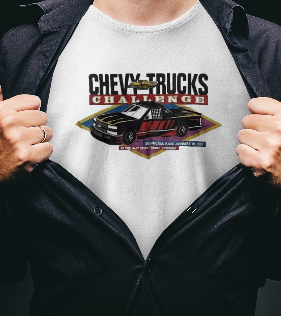 Chevy Trucks Challenge Inaugural Race January 19, 1997 At The Walt Disney World Speedway T-Shirt