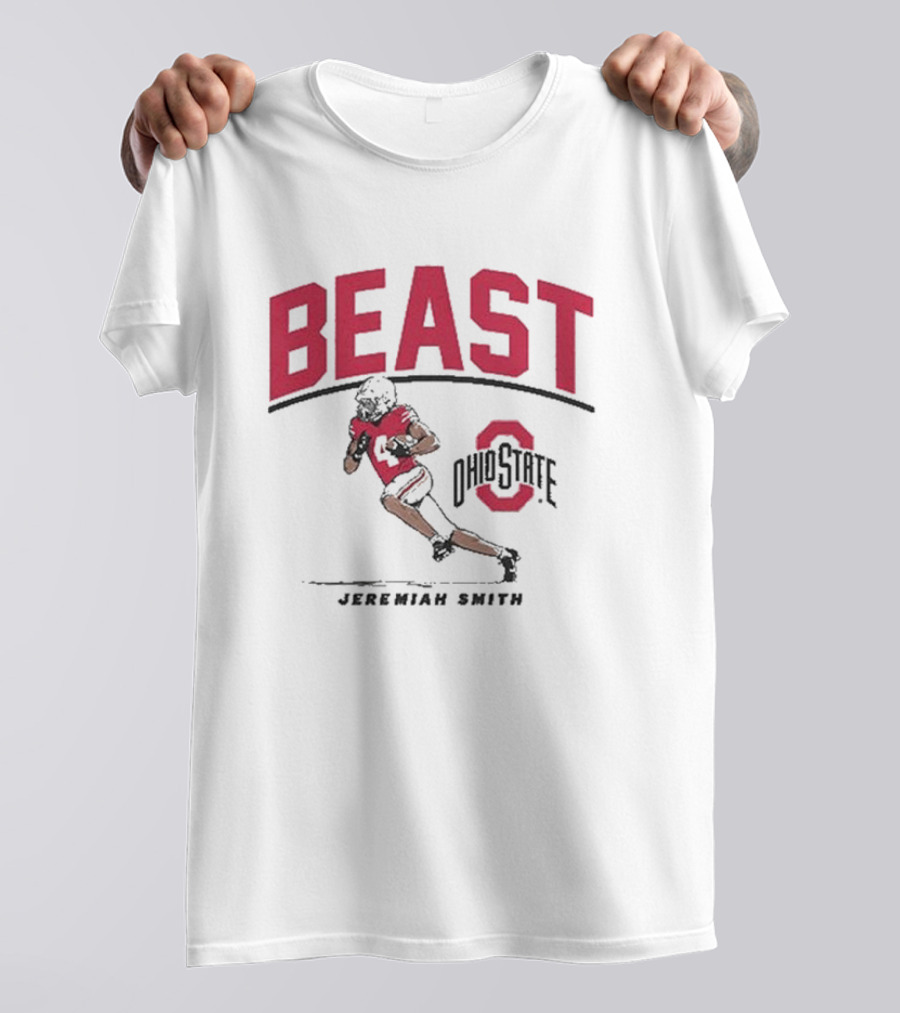 Ohio State Football Beast Jeremiah Smith T-Shirt