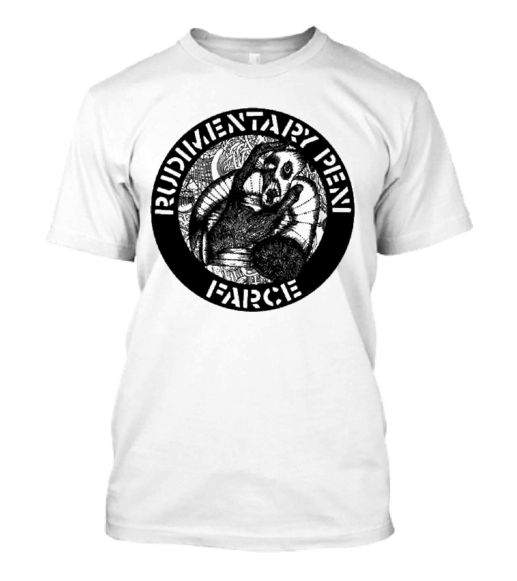 Rudimentary Peni Farce Album T-Shirt