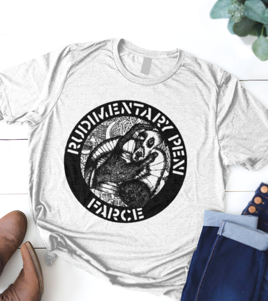 Rudimentary Peni Farce Album T-Shirt
