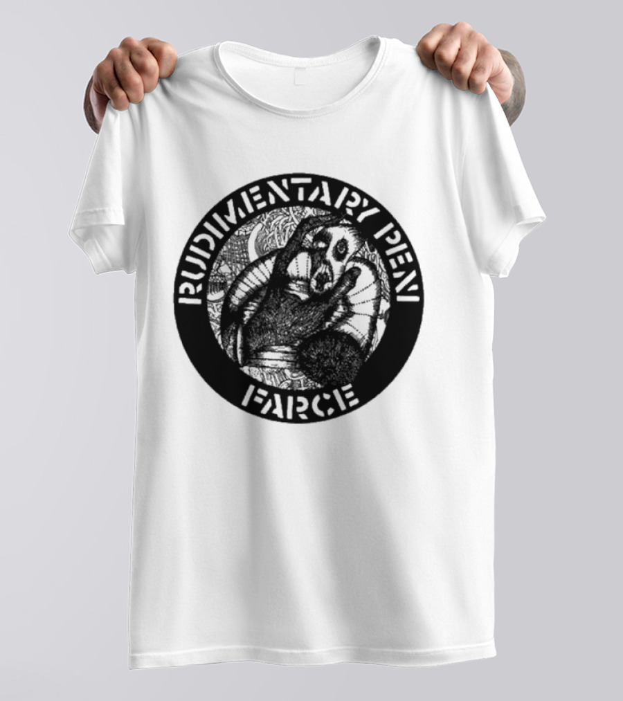 Rudimentary Peni Farce Album T-Shirt