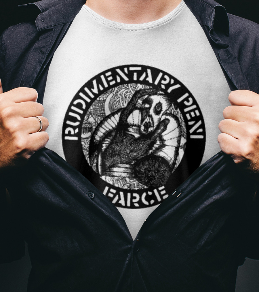 Rudimentary Peni Farce Album T-Shirt