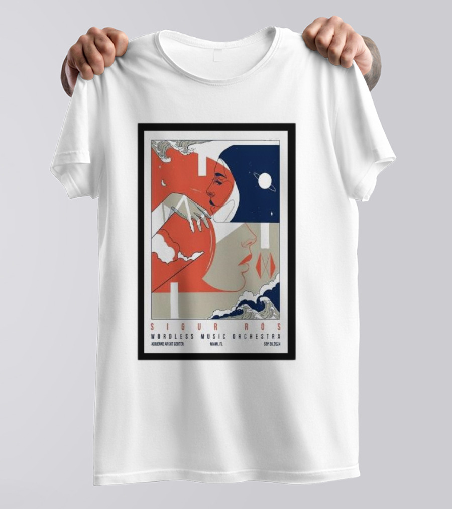 Sigur Ros Wordless Music Orchestra Adrienne Arsht Center Miami FL Sep 30 T-Shirt