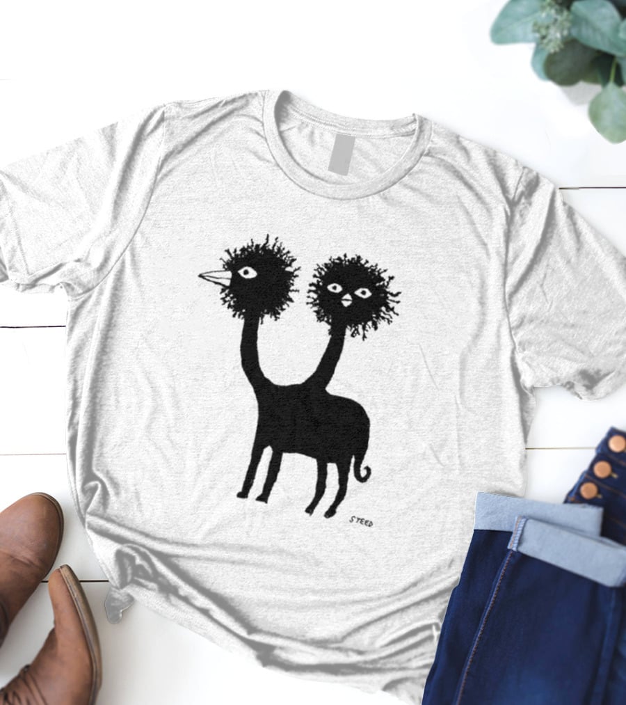 The New Yorker Ed Steed’s Two-Headed Fantasy Creature T-Shirt