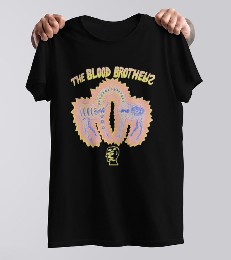 The Blood Brothers Brain Dead Collaboration Psychedelic T-Shirt