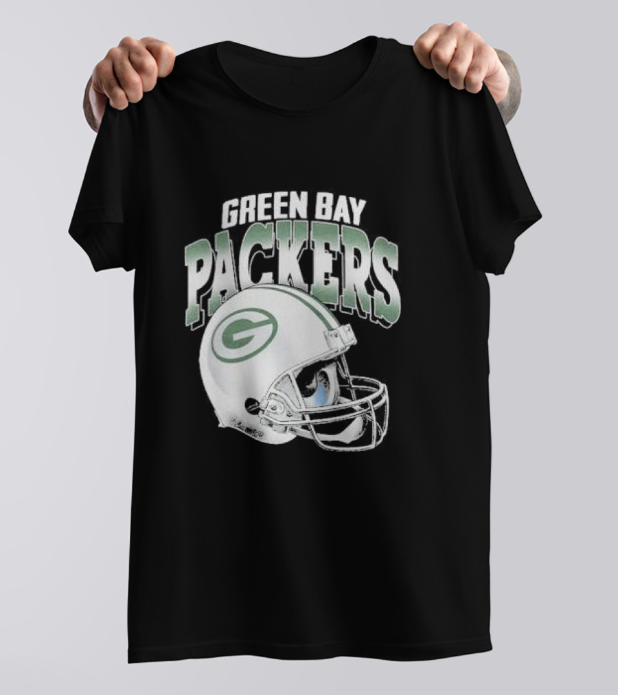 Green Bay Packers Classic Helmet Gradient T-Shirt