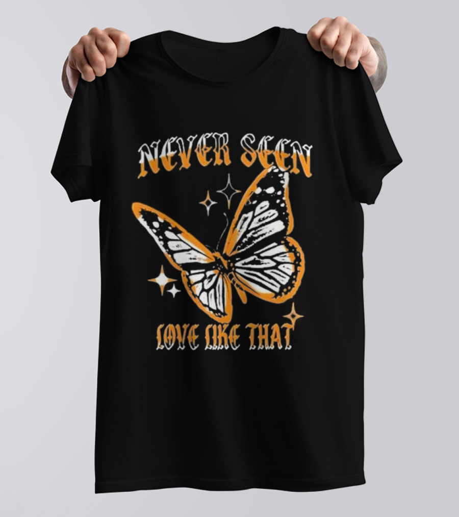 Jon Keith Never Seen Love Like That Butterfly T-Shirt