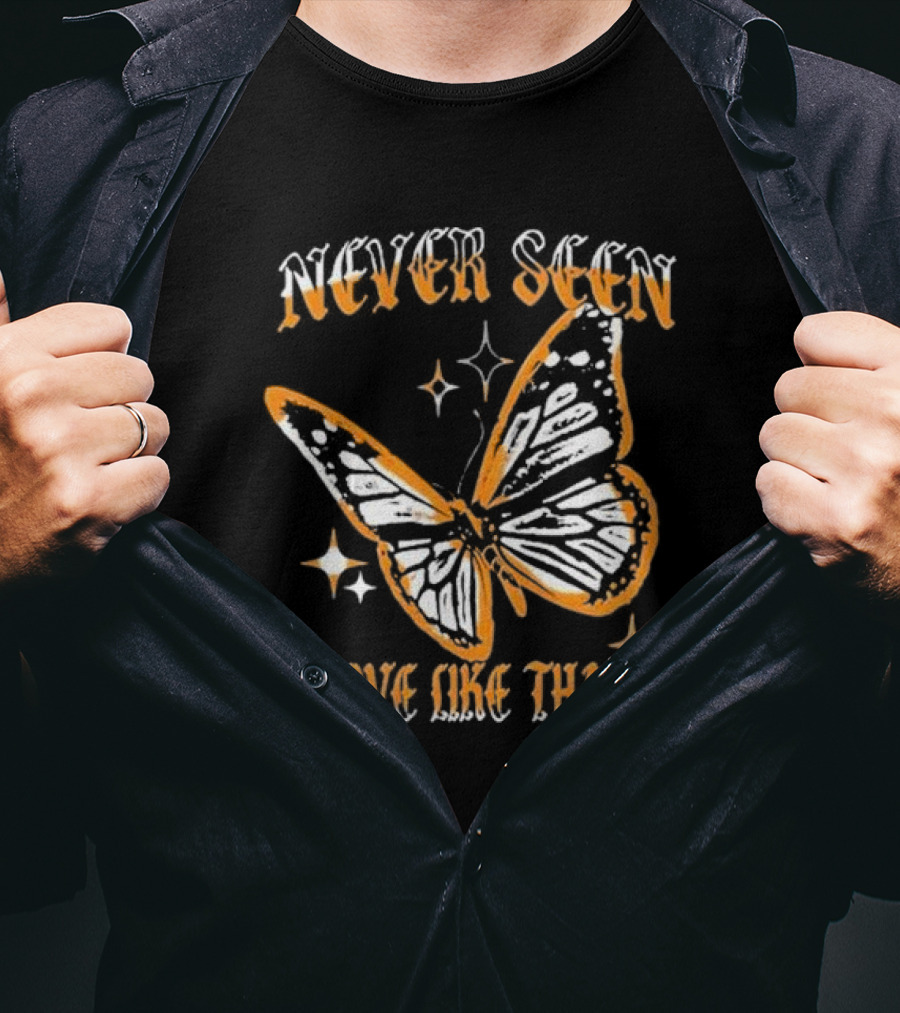 Jon Keith Never Seen Love Like That Butterfly T-Shirt