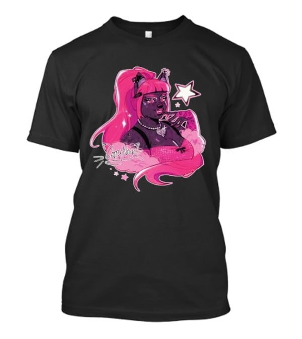 Monster High Catty Noir Pink Star Glam T-Shirt
