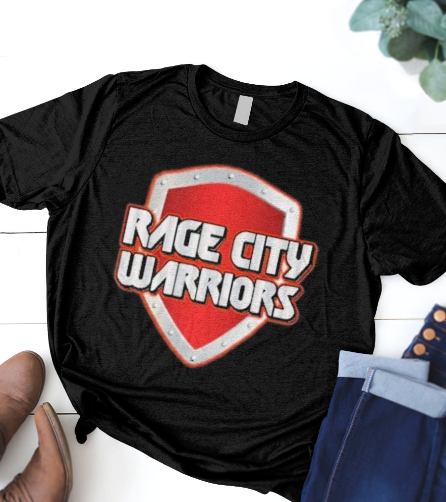 Rage City Warriors Shield Emblem T-Shirt