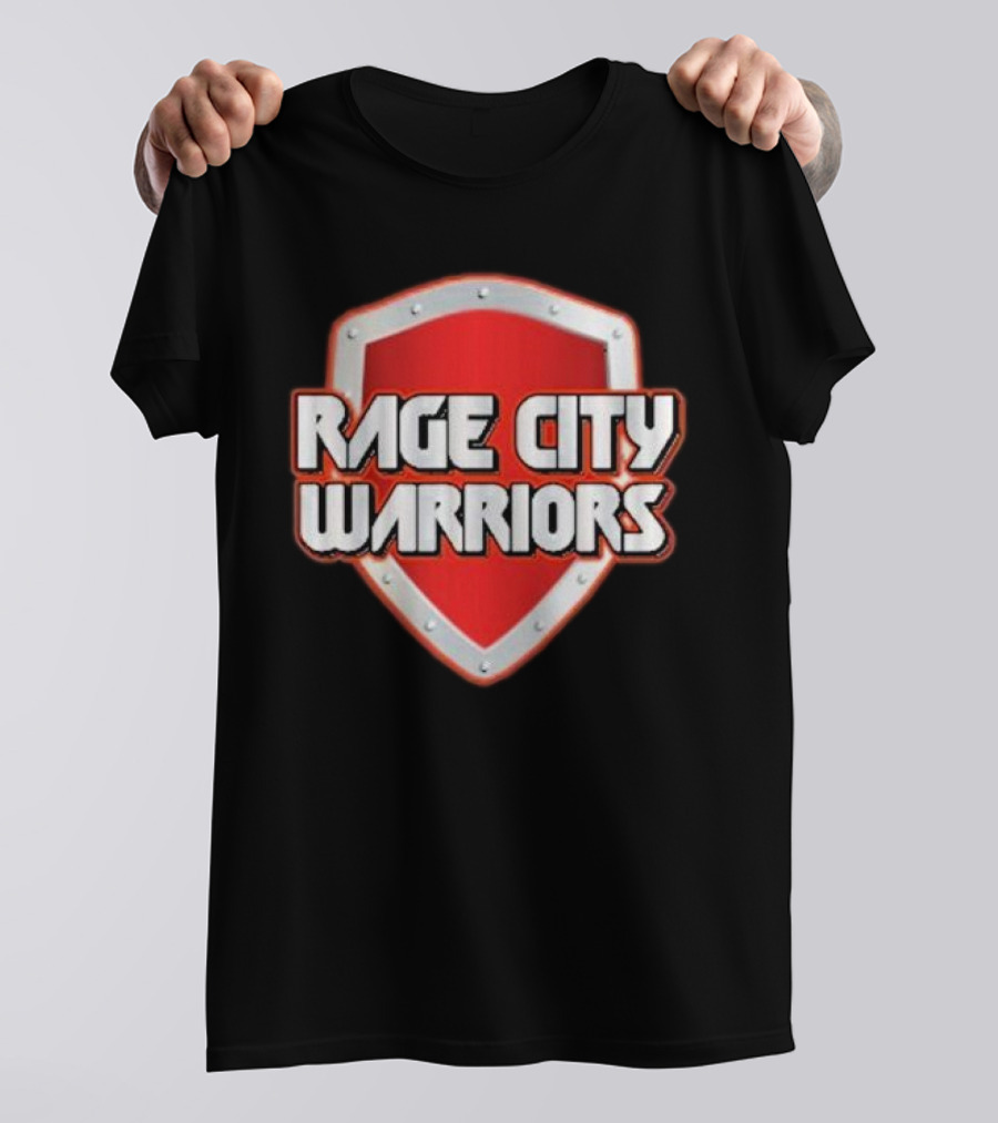 Rage City Warriors Shield Emblem T-Shirt