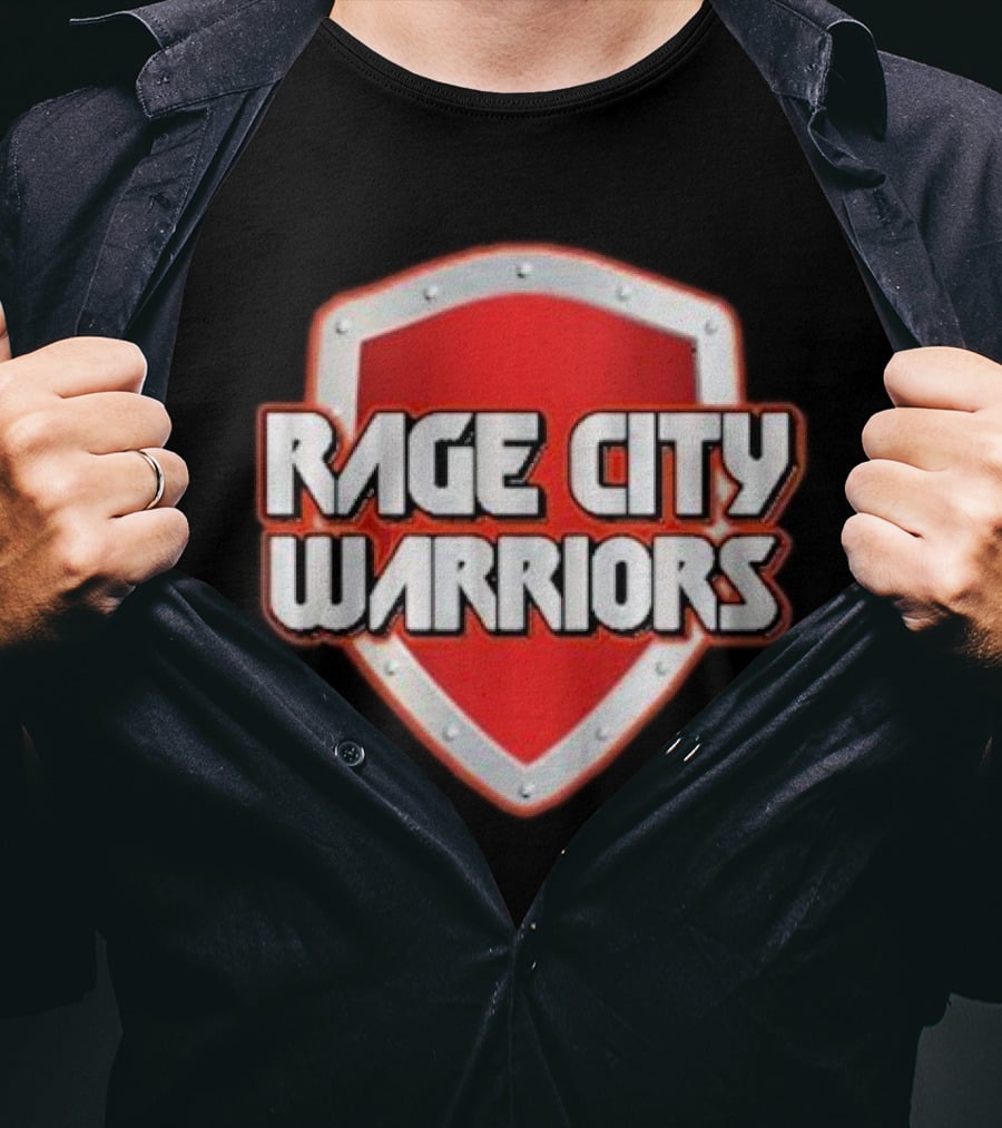 Rage City Warriors Shield Emblem T-Shirt