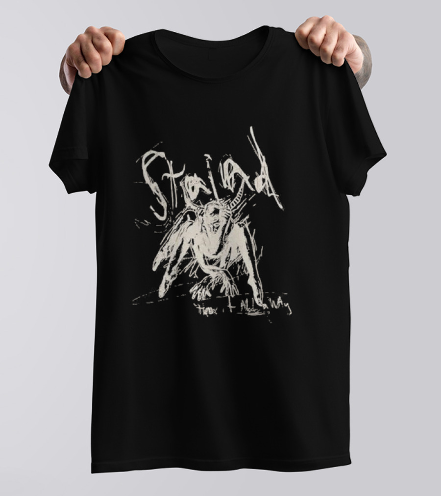 Staind Throw It All Away Demon Sketch T-Shirt