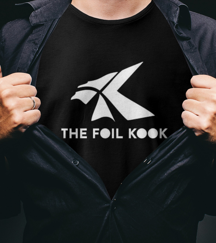 The Foil Kook FK Logo Bold Eagle Emblem T-Shirt