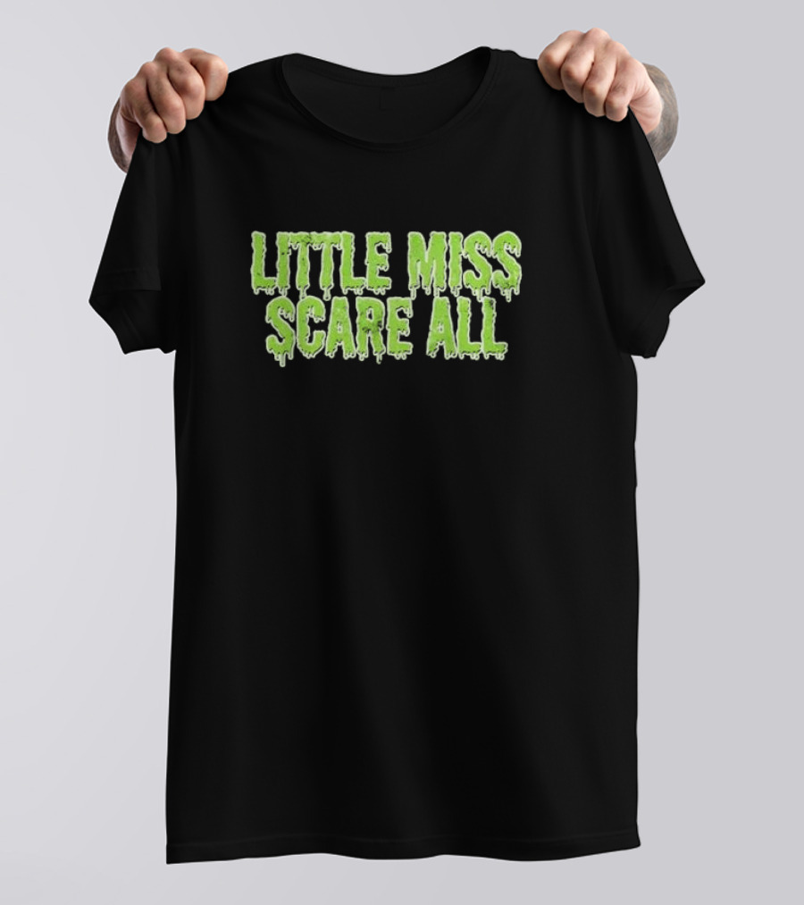 Type O Negative Little Miss Scare All Dripping Green Text T-Shirt