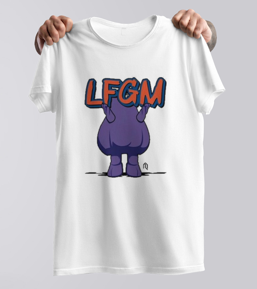 Athlete Logos LFGM Grimace Character T-Shirt