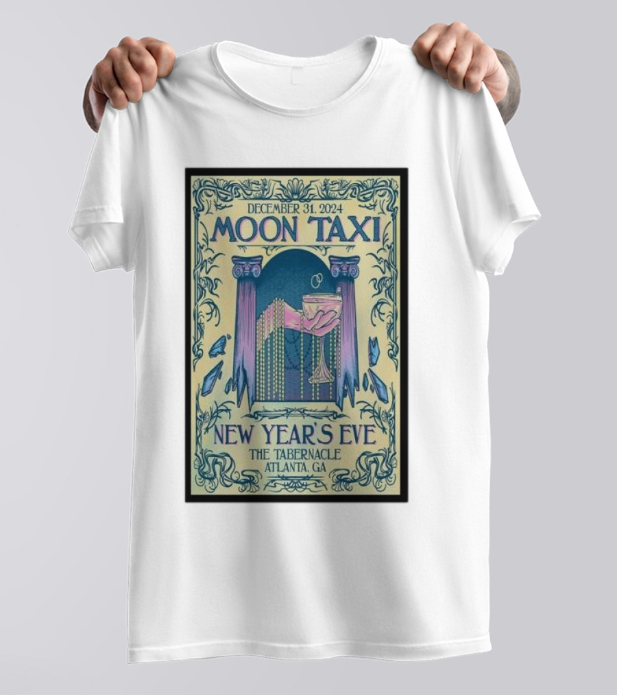 Moon Taxi New Year's Eve The Tabernacle Atlanta GA December 31 T-Shirt