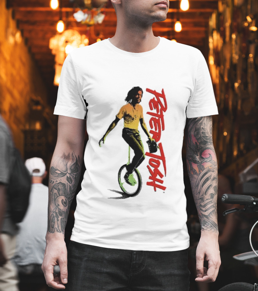 Peter Tosh Unicycle Ride Musician T-Shirt