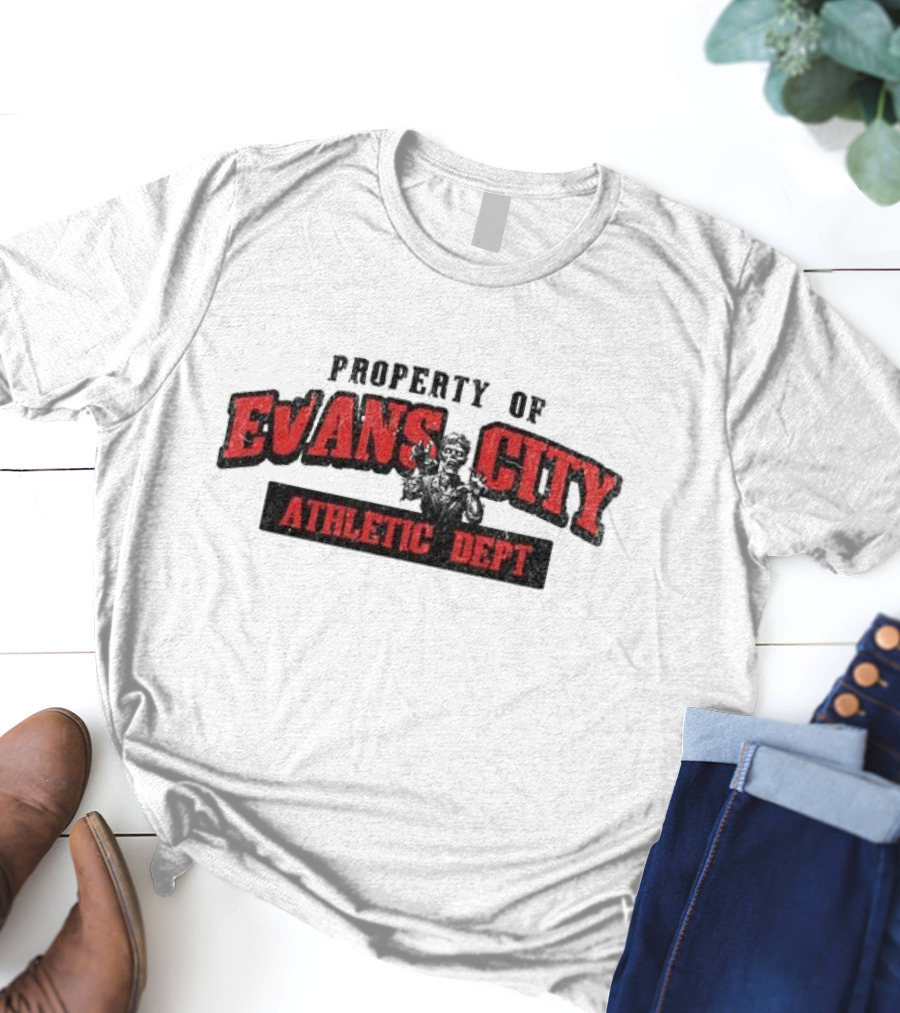 Property Of Evans City Athletic Dept Zombie T-Shirt
