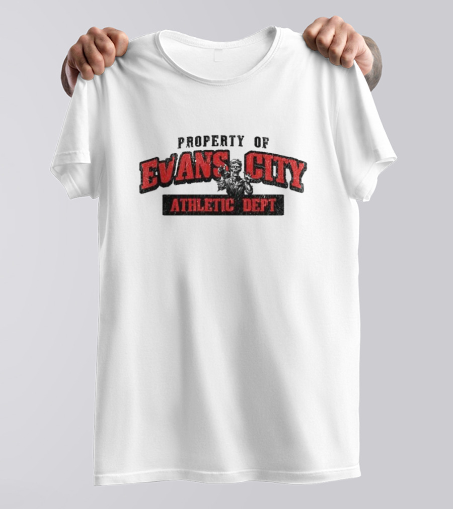 Property Of Evans City Athletic Dept Zombie T-Shirt