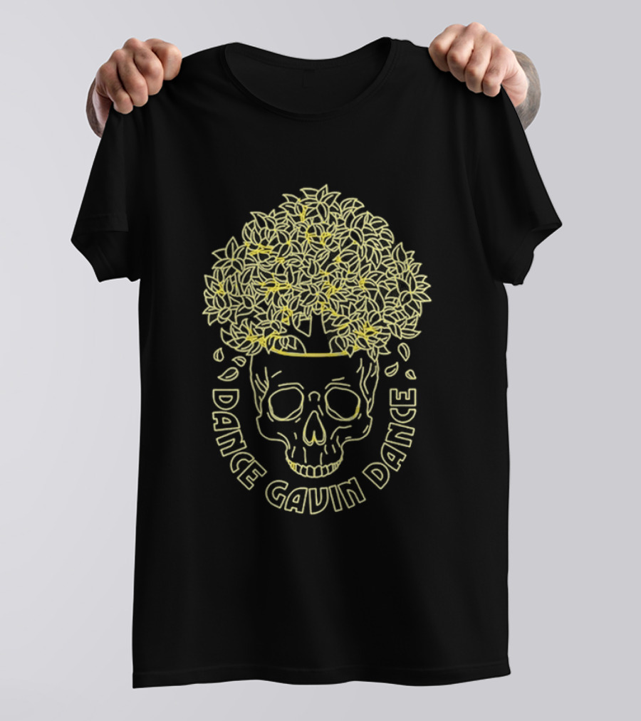 Dance Gavin Dance Skull Tree Neon Line T-Shirt
