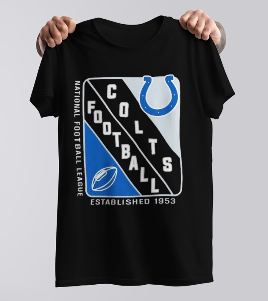 NATIONAL FOOTBALL LEAGUE COLTS FOOTBALL ESTABLISHED 1953 T-Shirt