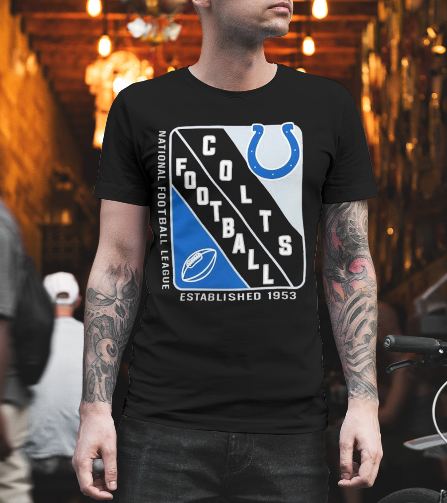 NATIONAL FOOTBALL LEAGUE COLTS FOOTBALL ESTABLISHED 1953 T-Shirt