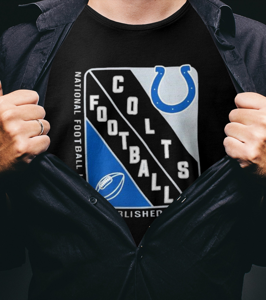 NATIONAL FOOTBALL LEAGUE COLTS FOOTBALL ESTABLISHED 1953 T-Shirt