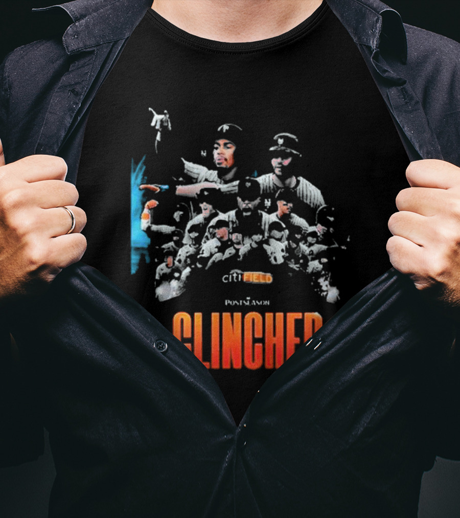 Citi Field Pontiacs Clinched Baseball T-Shirt