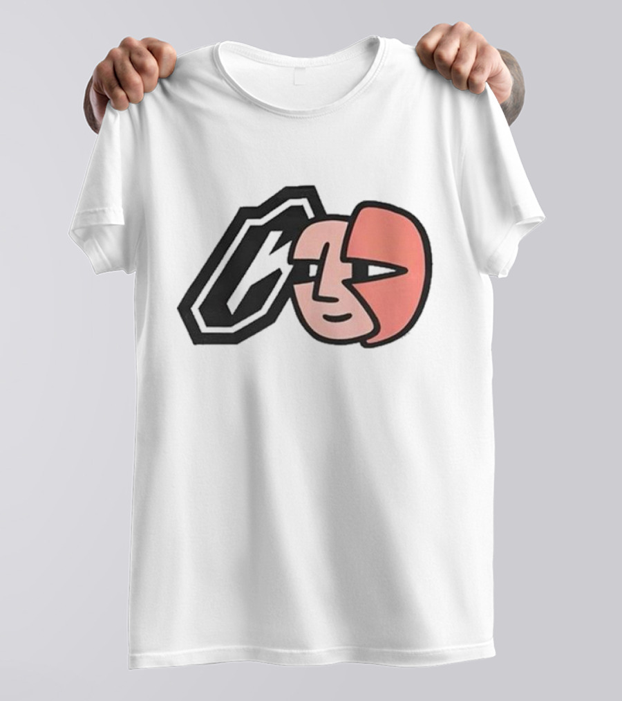 Collective Bikes X Lorem Iconic Face And Abstract Shape T-Shirt