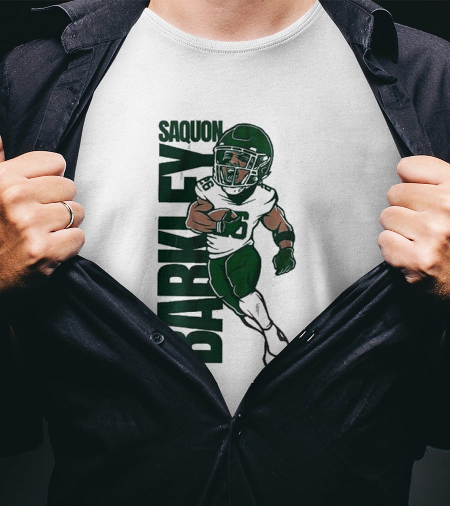 Saquon Barkley NFLPA Superhero Star T-Shirt