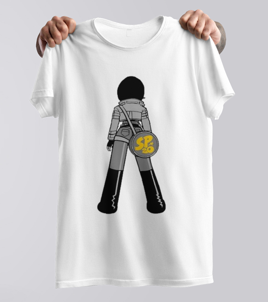 SP20 Ramona Black And Gray Character With Bag T-Shirt