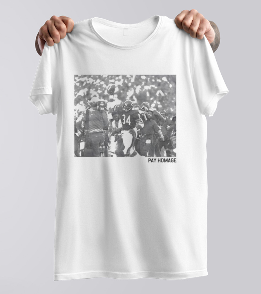 Walter Payton Pay Homage 34 Football Legend T-Shirt
