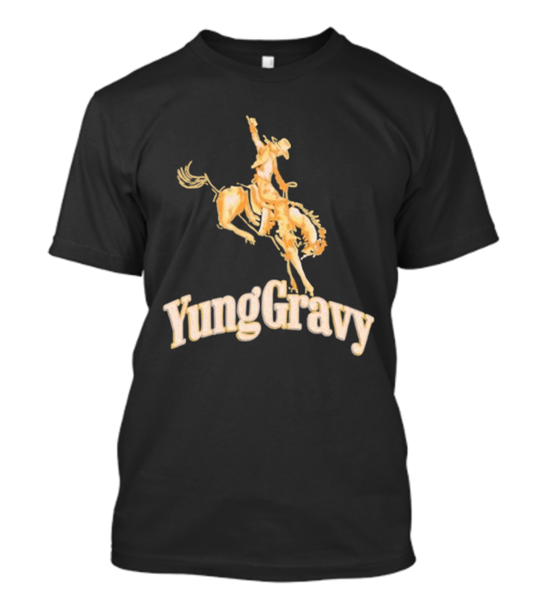 Yung Gravy Cowboy Riding Bull Iconic Western T-Shirt