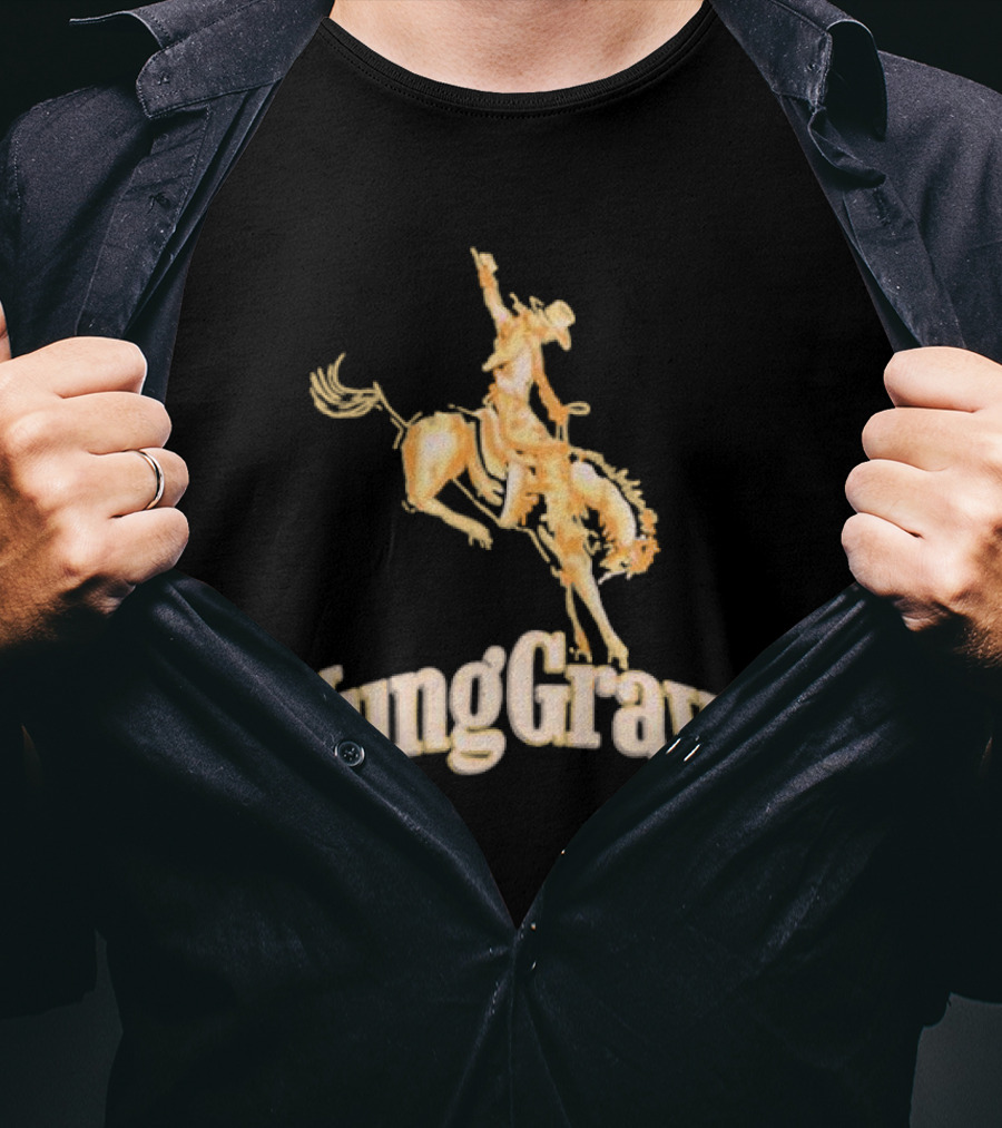 Yung Gravy Cowboy Riding Bull Iconic Western T-Shirt