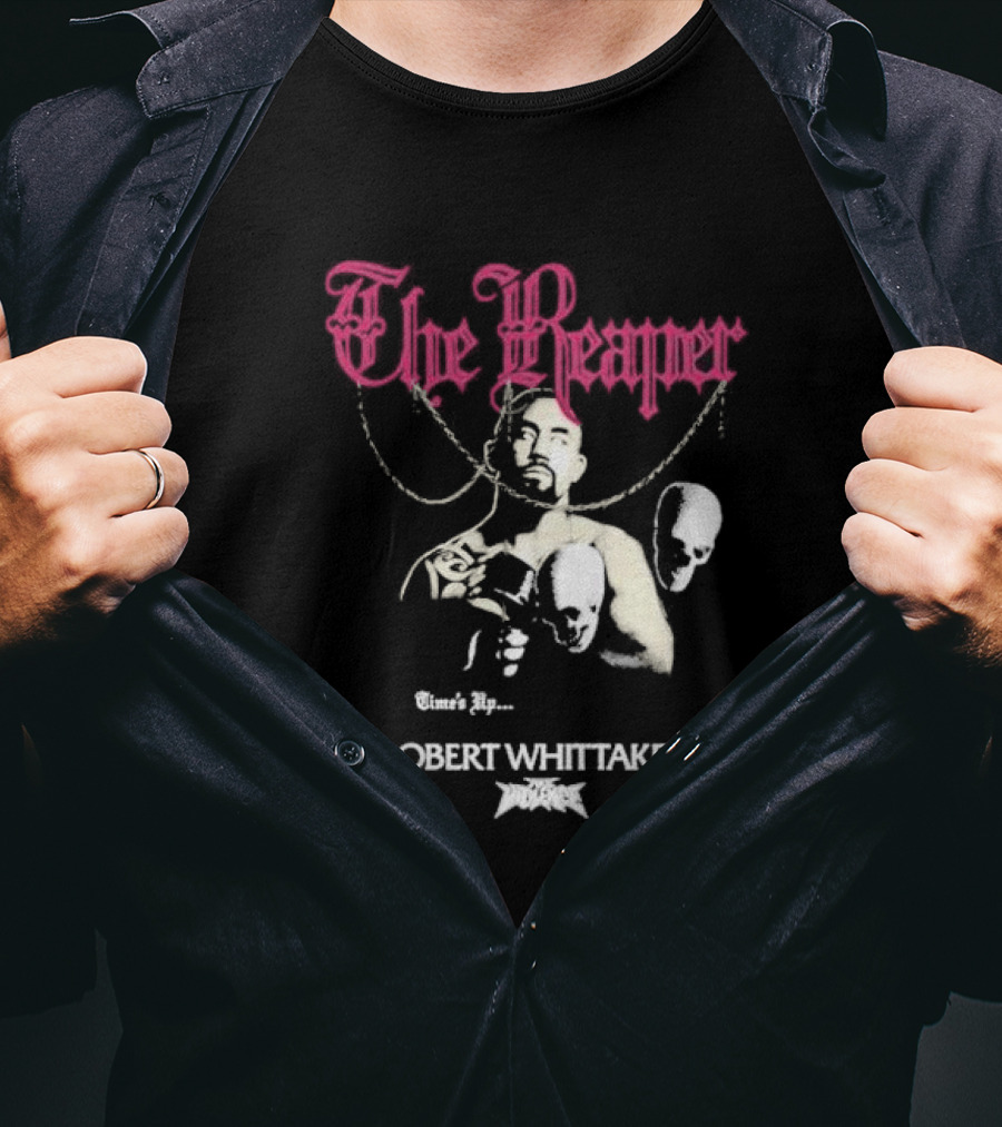 The Reaper Time's Up Robert Whittaker UFC T-Shirt