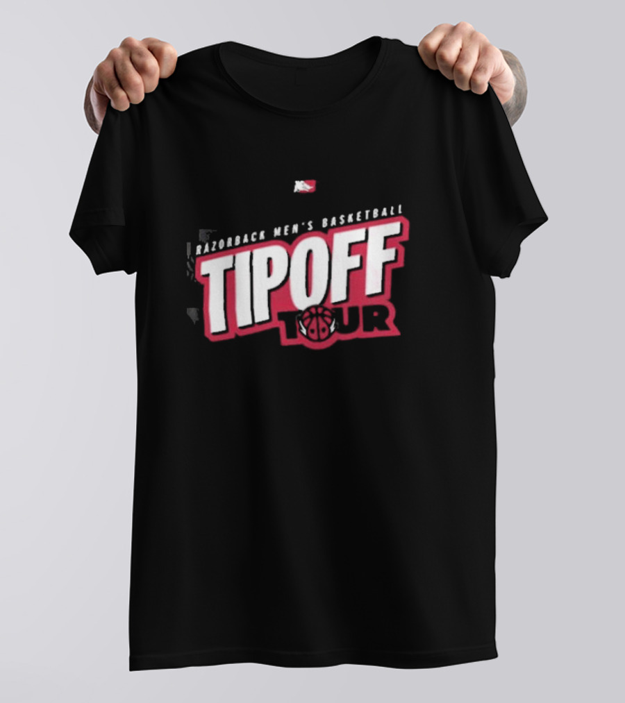 Razorback Men's Basketball Tipoff Tour T-Shirt