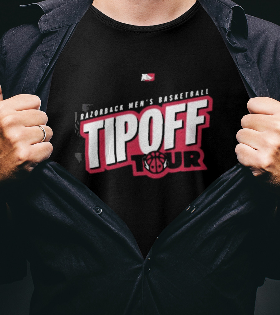 Razorback Men's Basketball Tipoff Tour T-Shirt