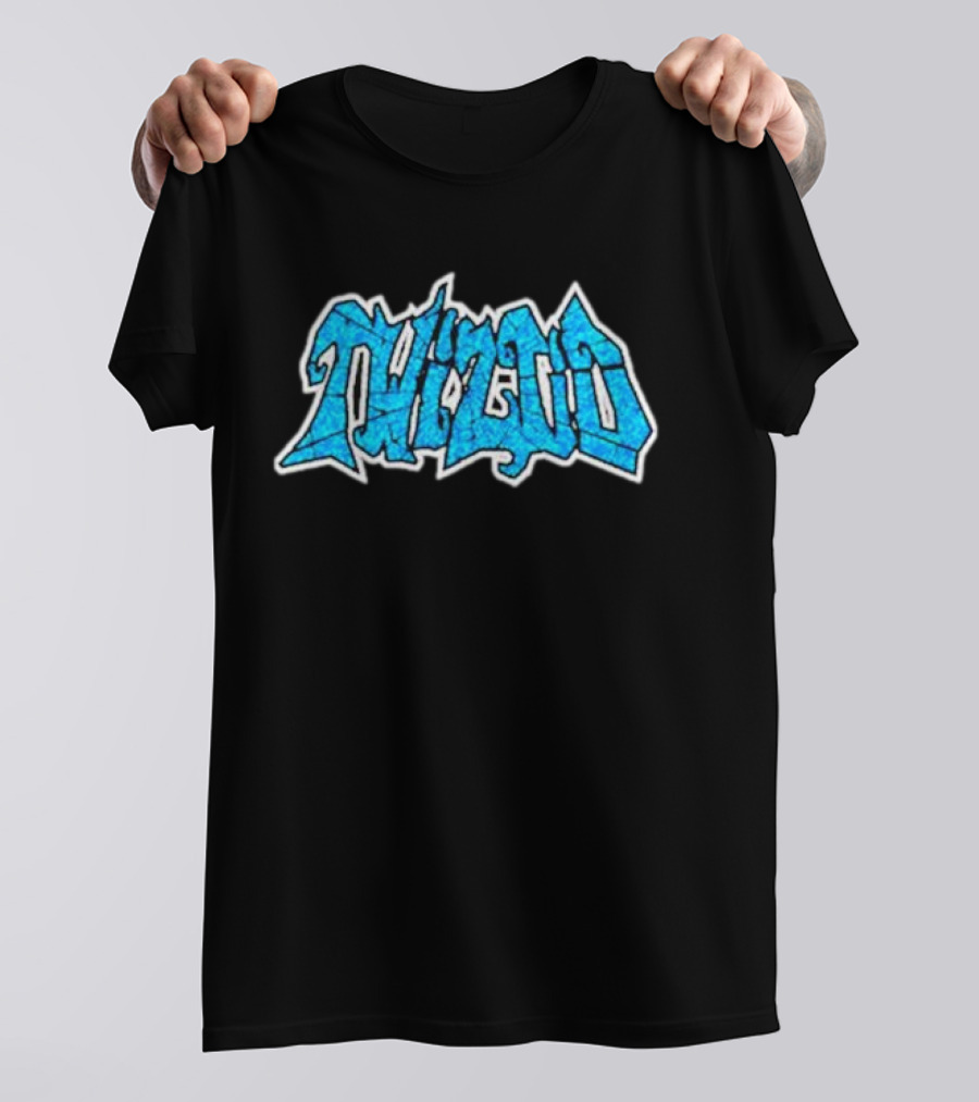Twiztid Insignia Continuous Evilution Glitter Blue Graffiti T-Shirt