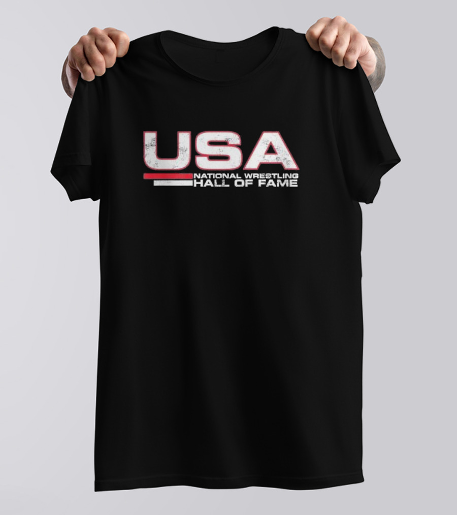 USA National Wrestling Hall Of Fame T-Shirt