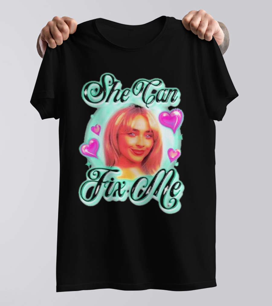 She Can Fix Me Hearts Carpenter T-Shirt