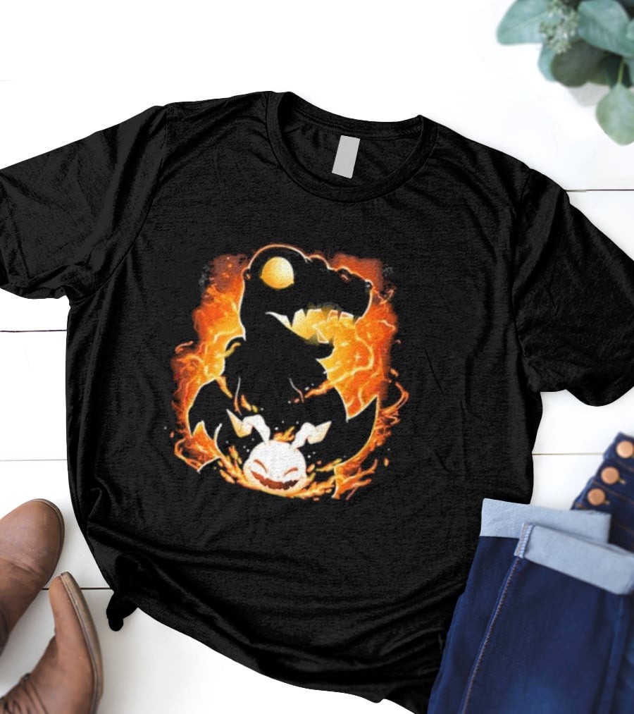 Courage Fire Vallina Fiery Creature T-Shirt