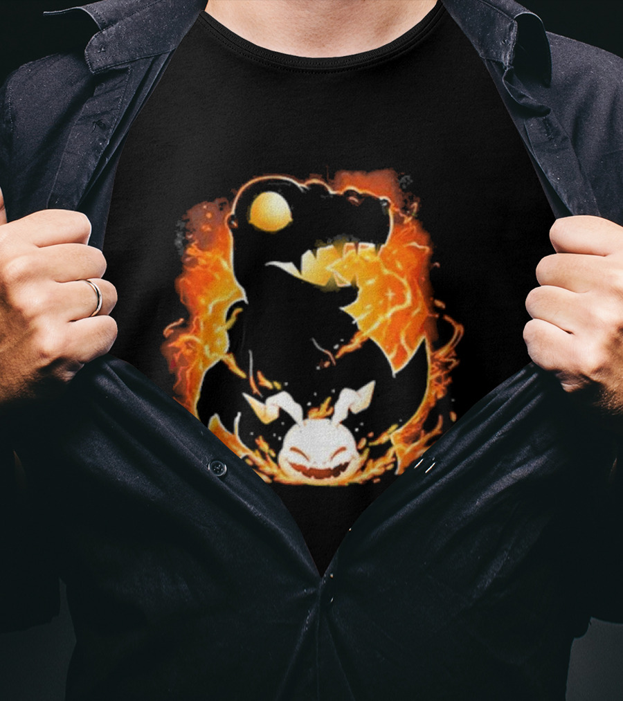 Courage Fire Vallina Fiery Creature T-Shirt