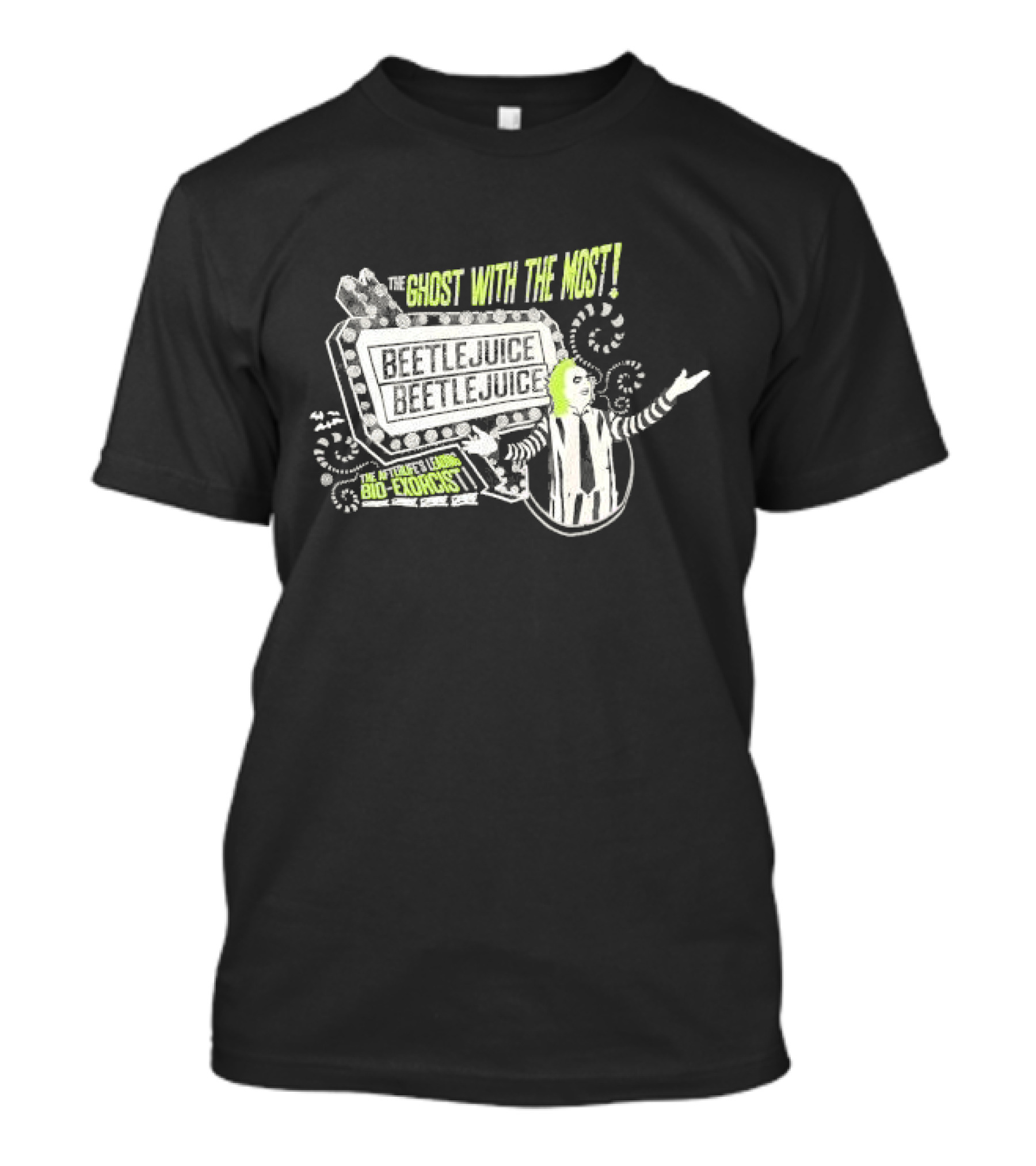 The Ghost With The Most Beetlejuice Bio-Exorcist Beetlejuice Beetlejuice T-Shirt