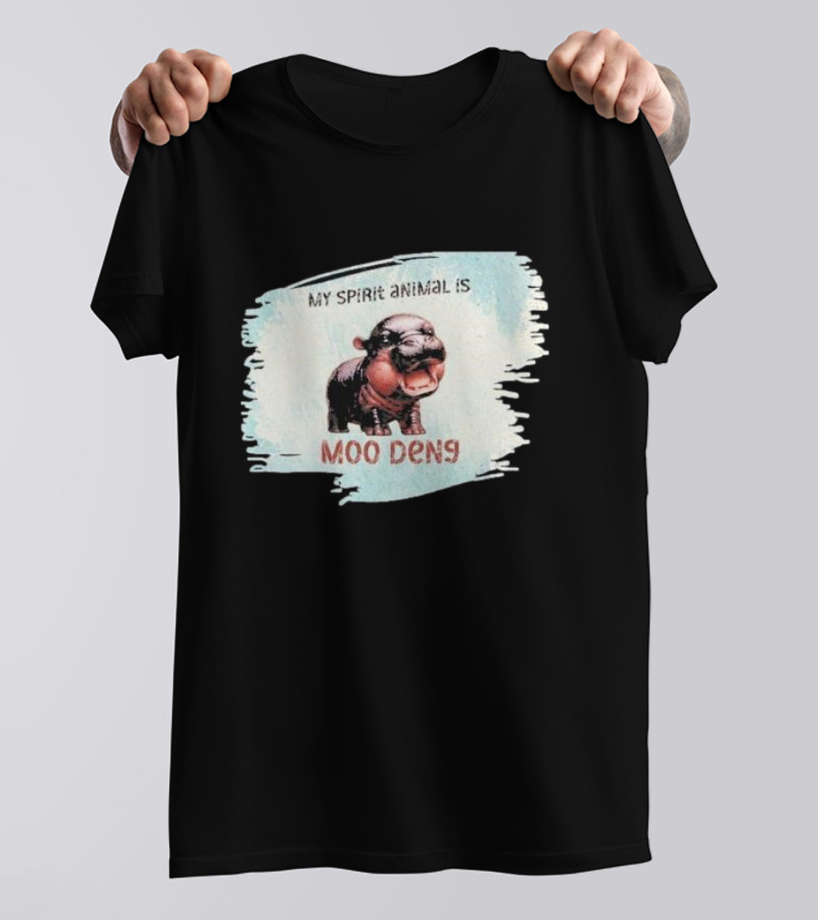 My Spirit Animal Is Moo Deng Hippopotamus T-Shirt
