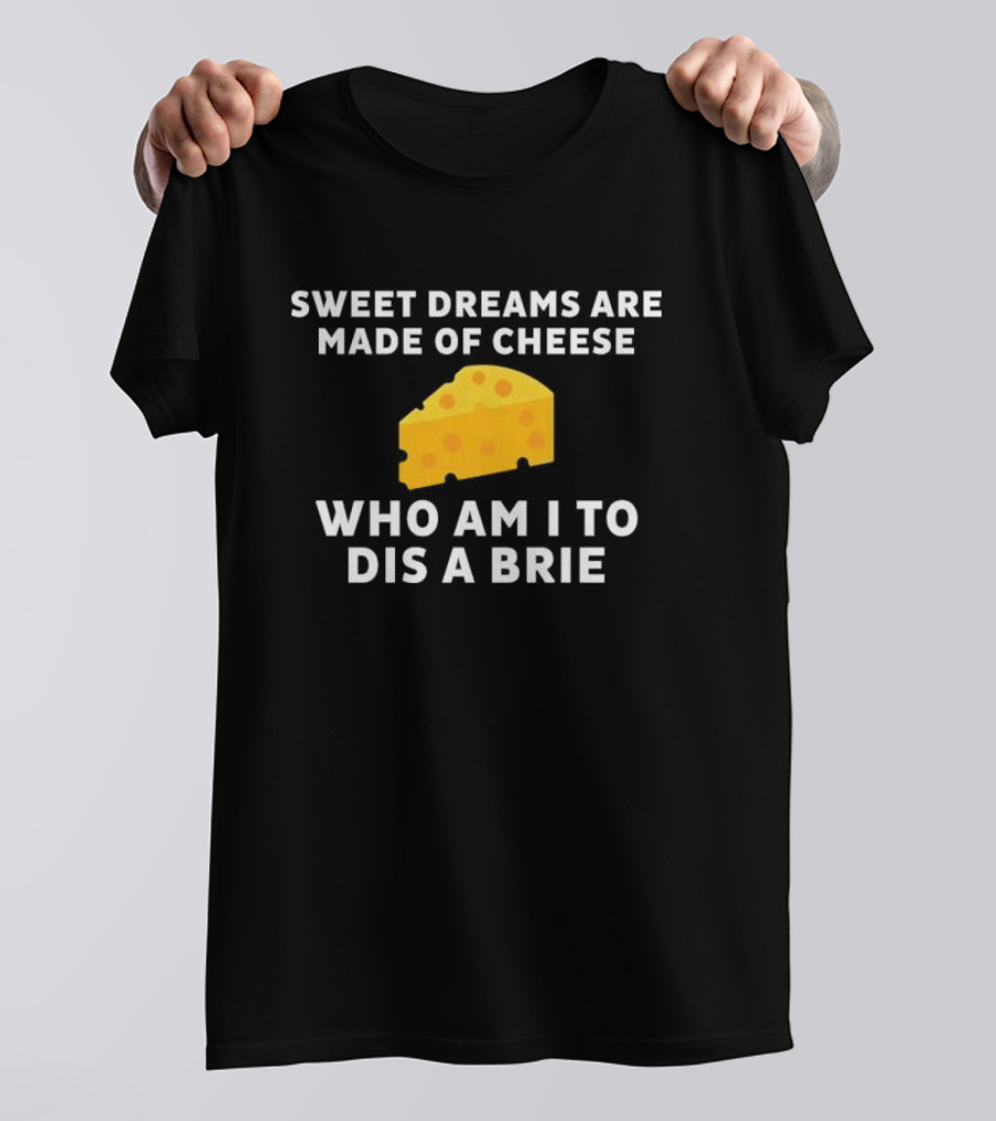 Sweet Dreams Are Made Of Cheese Who Am I To Dis A Brie Slice T-Shirt