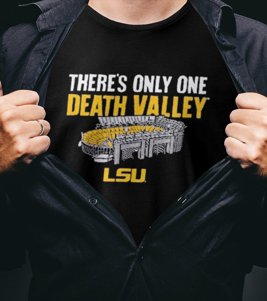 There’s Only One Death Valley LSU StadiumIllustration T-Shirt
