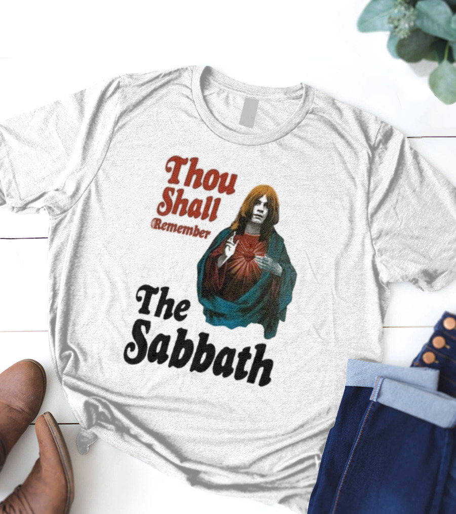 Thou Shall Remember The Sabbath Black Sabbath T-Shirt
