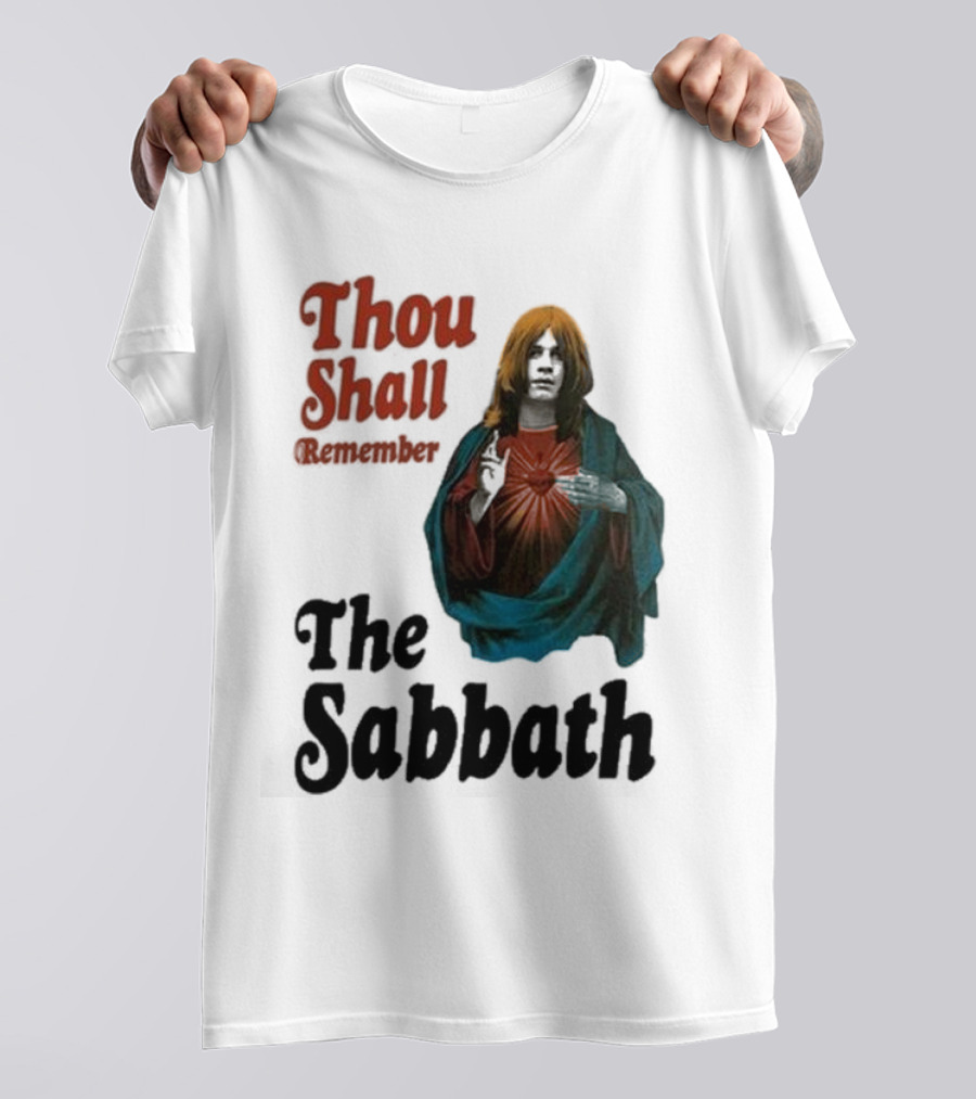 Thou Shall Remember The Sabbath Black Sabbath T-Shirt